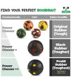 Goughnuts  Virtually Indestructible Ball - Guaranteed Dog Chew Toys for Aggressive Chewers Like Pit Bulls, German Shepherds, and Labs from 30-70 Pounds - Tough and Durable Natural Rubber - Green