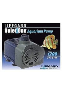 Lifegard Aquatics Quiet One 1200 Pump 296gph