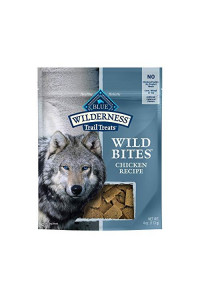 Blue Buffalo Wilderness Trail Treats Wild Bites High Protein Grain Free Soft-Moist Dog Treats, Chicken 4-oz bag