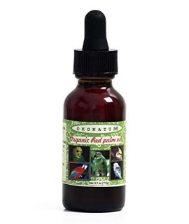 OKONATUR Red Palm Oil for Birds and Parrots - 1 fl oz
