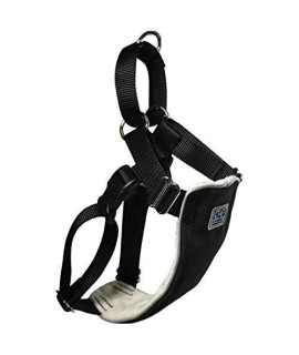 Canine Equipment 1-Inch Large No Pull Dog Harness, Black