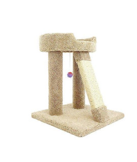 New Cat Condos Premier Elevated Cat Bed, Brown