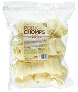 Premium Pork Chomps Baked Knotz Pork, 6-7, 6 Count