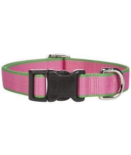 Harry Barker chelsea collar - Pink & green - Medium - 8-14 inch