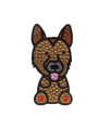FouFou Dog Rhinestone Sticker, German Shepherd