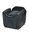 Snoozer Pet Products - Luxury Lookout II Dog car Seat with Microsuede, Medium - Anthracite with Black