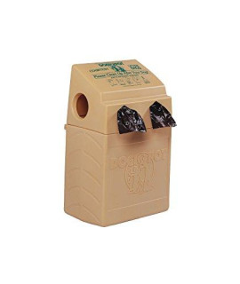 DOgIPOT 1006-2 DOgVALET Includes Litter Bag Rolls and Liner Trash Bags Polyethylene Sand Beige