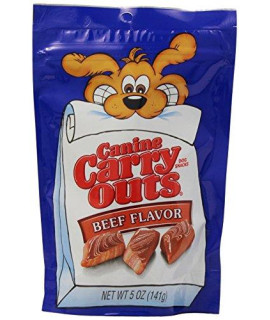 Canine Carry Outs Dog Treats, Beef Flavor, 5 oz