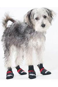 Bradley Caldwell Fashion Pet Lookin Good Extreme All Weather Boots for Dogs, X-Large, Red
