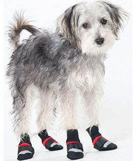 Bradley Caldwell Fashion Pet Lookin Good Extreme All Weather Boots for Dogs, X-Large, Red