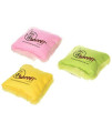 Speciality Pack Containing 3 Yeowww! 100% Organic Catnip Pillows (Contains a Pink, Yellow and Green Pillow)