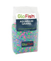 GloFish Aquarium Gravel, Pink/Green/Blue Fluorescent, 5-Pound, Bag Pink/Green/Blue Fluorescent, 4 x 5 x 9 inches ; 5 pounds (29085)