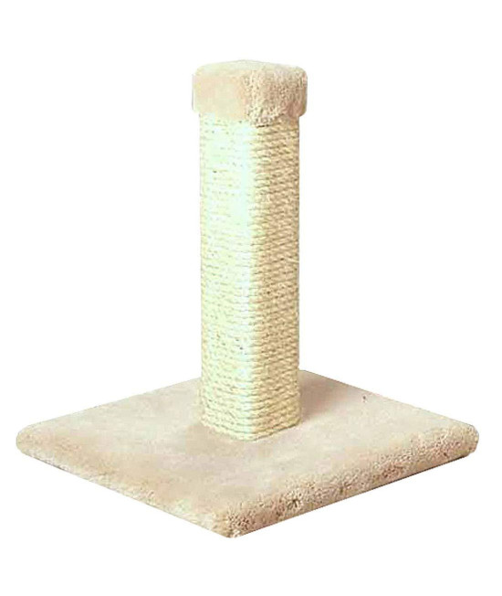 CozyCatFurniture Vertical Sisal Cat Scratching Posts for Small & Large Cats, Made in USA with Solid Wood Poles