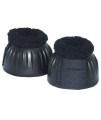 Intrepid International Fleece Top Bell Boots, Black, Large