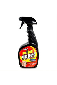 Urine Gone Stain & Odor Eliminator: Professional Strength Fast-Acting Enzyme-Based Solution, Instantly Penetrates and Neutralizes into the Fibers of a Carpet, Stops Pets from Remarking