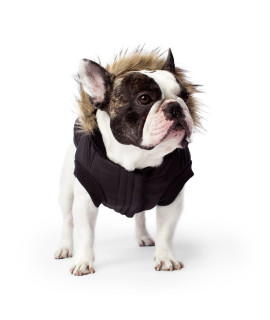 Canada Pooch | North Pole Parka (14+ (13-15" Back Length, with a Relaxed fit), Black)