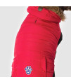 Canada Pooch North Pole Dog Parka Water-Resistant Insulated Dog Jacket (14+, Red), 14+ (13-15" Back Length, with a Relaxed fit)