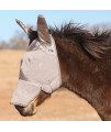Cashel Crusader Mule Fly Mask with Long Nose and Ears, Grey, Mule Arabian