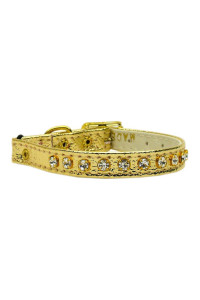 Mirage Pet Product crystal cat Safety wBand collar gold 12