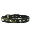 Mirage Pet Product camo crystal and Spike collars green camo 12