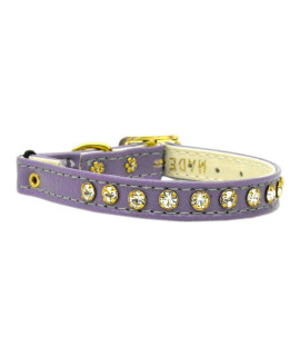 cat Supplies crystal cat Safety W Band collar Purple 10