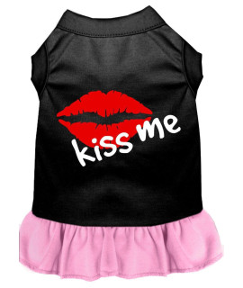 Mirage Pet Products 58-10 MDBKPK 12 Kiss Me Dresses Black with Light Pink, Medium