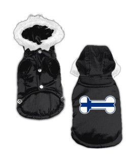 Bone Flag Finland Screen Print Pet coat Black S (10)