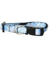 Mirage Pet Products Butterfly Nylon Ribbon collar Small Blue