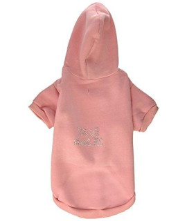 Mirage Pet Products 18-Inch Its All About Me Rhinestone Hoodies, XX-Large, Pink