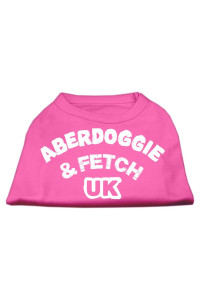 Mirage Pet Products Aberdoggie UK Screenprint Shirts Bright Pink Sm (10)