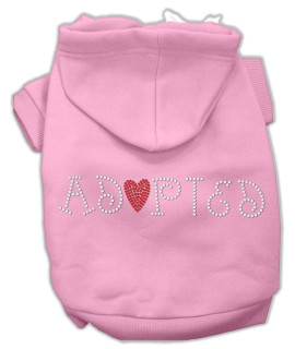 Mirage Pet Products Adopted Hoodie Pink XXXL(20)