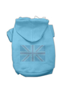 Mirage Pet Products British Flag Hoodies Baby Blue XXL (18)