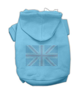 Mirage Pet Products British Flag Hoodies Baby Blue XXL (18)