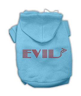 Mirage Pet Products 8-Inch Evil Hoodies, X-Small, Baby Blue