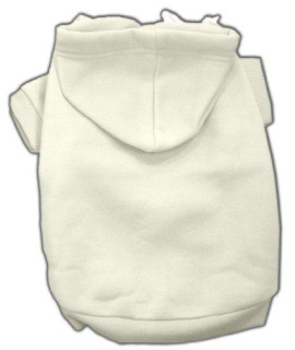 Mirage Pet Products 20-Inch Blank Hoodies, 3X-Large, Cream