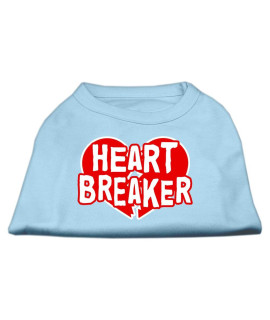 Mirage Pet Products Heart Breaker Screen Print Shirt Baby Blue XXXL (20)