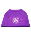 WSB Mirage Pet Products Pink Snowflake Swirls Screenprint Shirts Purple XXXL (20)