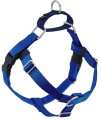 2 Hounds Design Freedom No Pull Dog Harness | Adjustable Gentle Comfortable Control for Easy Dog Walking | for Small Medium and Large Dogs | Made in USA | Leash Not Included | 5/8" XS Royal Blue