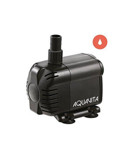 AquaVita 528 Hydroponic Grow Plant Care Submersible/In-Line Aquarium Tank Water Pump
