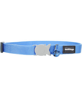 Red Dingo Classic Cat Collar, One Size Fits All, Mid-Blue