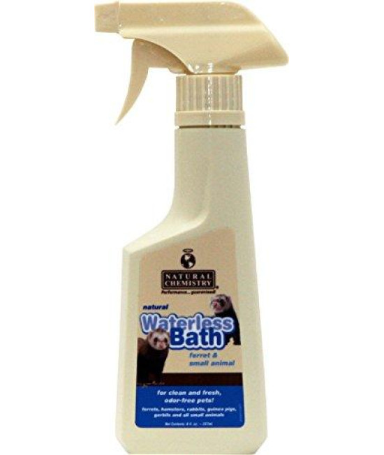 Natural Chemistry Natural Waterless Bath for Ferrets and Small Animals, 8-Ounce