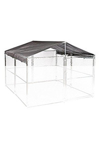 WeatherGuard Universal Extra Large All Season Waterproof Dog Kennel Cover & Roof - For ALL 10ft. X 10ft. Outdoor Cages and Pens