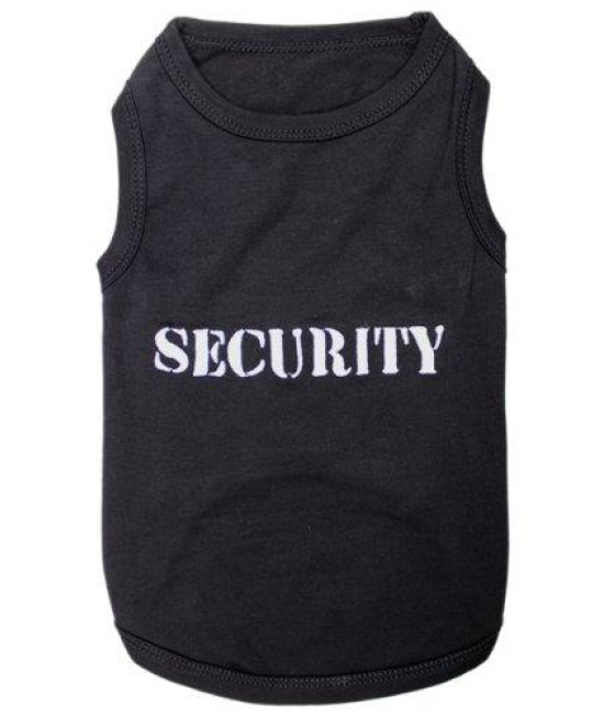 Parisian Pet Dog cat Security Tee Embroidered T-Shirt, 3XL