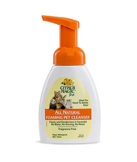 Citrus Magic Pet Foaming Pet Cleanser, 8-Fluid Ounce