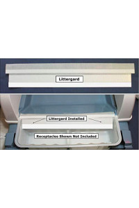 Felineasy Littergard - Eliminates Litter & Waste Under Littermaid Receptacle Junction.