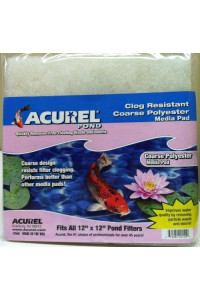 Acurel Coarse Polyester Media Pad, 12-Inch by 12-Inch