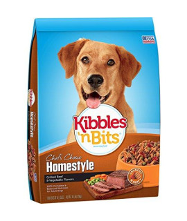 Kibbles N Bits Homestyle Beef & Vegetable Flavors Dry Dog Food, 16-Pound