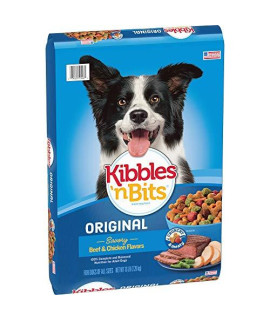 Kibbles N Bits Original Savory Beef & Chicken Flavors Dry Dog Food, 16-Pound