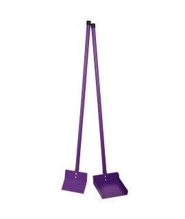 clean go Pet Sanitary Dog Poop Scoop Shovel Foldable Easy Storage Purple