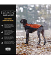 EzyDog Element Best Dog Jacket - Premium Wind and Waterproof Reflective Dog Coat for Safety and Protection - Provides Leash Access to Harness or Collar (Scarlett, Medium)